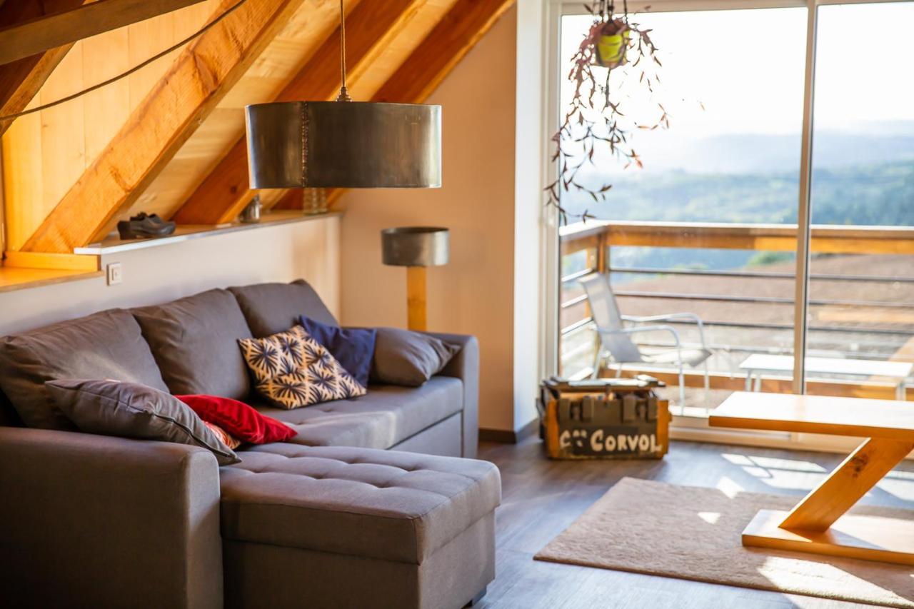 Appartement Charmant A Saint Come D'Olt Vue Montagne 80 M² Balconc Exteriör bild